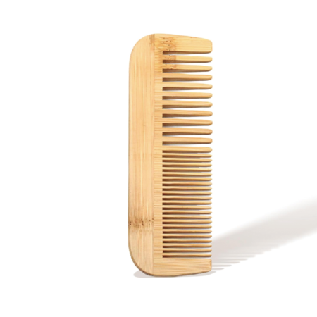 Pure bamboo double-sided comb | Wide teeth + fine teeth | Suitable for scalp massage and daily hair styling